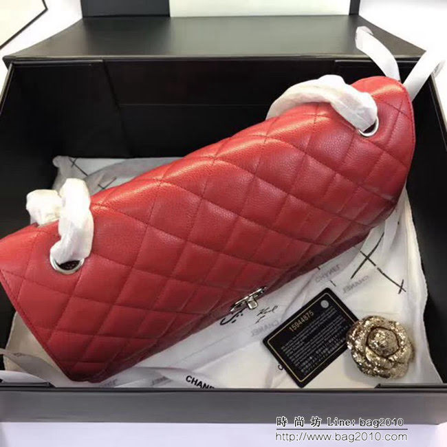 香奈兒CHANEL 升級版A1113全新經典小羊皮金銀鏈條單肩斜挎包 DSC1732